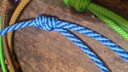 CG Reitring Poly formstabil Blau-Hellblau