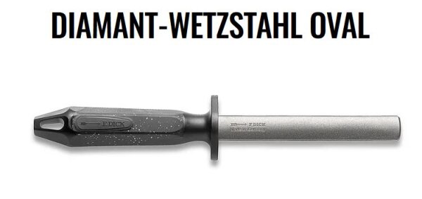 DICK Diamant-Hufmesserwetzstahl Körnung D64
