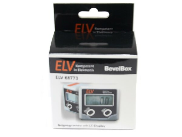 ELV Bevel-Box 360° Digitales Messgerät z. Bestimmung v. Hufwinkeln