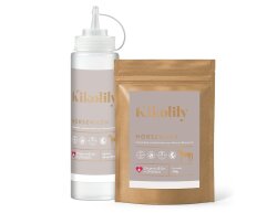 Kikolily HorseWash - Test Kit (65 g) - incl. natural sponge