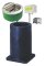 LA BUVETTE Bigcho 2 Komplet-Set mit Standrohr 60cm inkl. Heizelement, Fernthermostat und Transformator