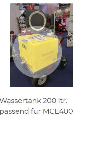 POWERPAC Wassertang 200 Liter für Dumper MCE 400