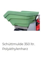 Bac en plastique 350 L Fixation pour tombereaux multiples