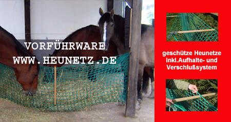 CG Heunetz Größe XXL MW45 mm 3,00 m x 1,00 m - Vorführware - CG HEUNETZ