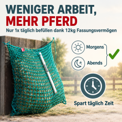 CG Heunetz Größe L MW45 mm 1,50 m x 1,00 m - für ca. 16 kg Heu - Set - CG HEUNETZ