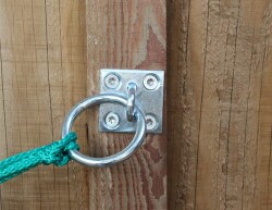 CG Heunetz Größe XL MW30 mm 2,00 m x 1,00 m - für ca. 22 kg - Set - 4mm Seil - CG HEUNETZ