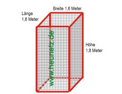 Heunetz Xtra - individuell - Kasten-/Ballennetz - MW30mm (Materialstärke 4 mm)