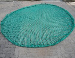 Customised round hay net - mesh size 45 mm