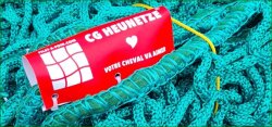 CG HEUNETZE Größe M schmal 1m x 0,75m Maschenweite 60mm inkl. Schnur und Aufhaltestab