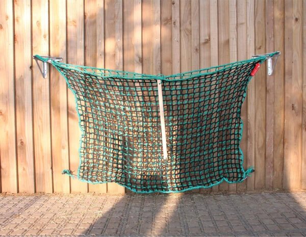 CG HEUNETZE Größe L ca. 1,5mx 1m Two-in-One für ca.16 kg mit 2 Maschenweiten inikl. Schnur und Aufhaltestab