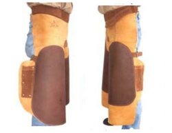 Leather skirt for hoofcare long
