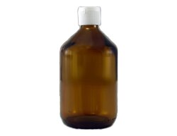 Brown glass bottle
