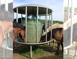 KERBL round horse feeding trough 2 heights including shipping to postcode