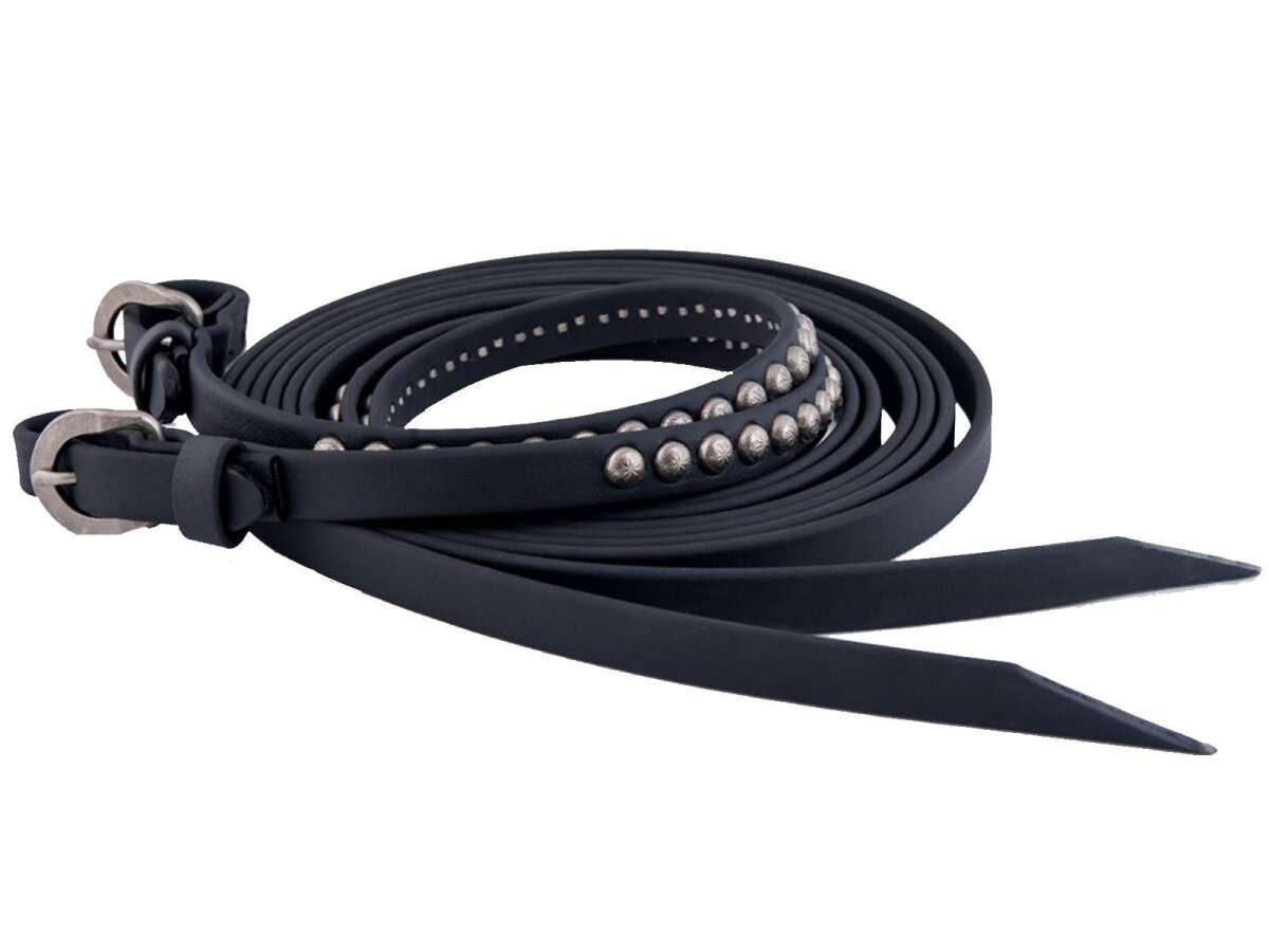 Weaver Dos En Noir Ensemble D'Attache, Headstall, Rênes Fendues, Col