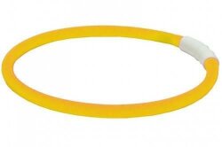 Lumidog Leucht Halsband aufladbar aus weichem Material in 2 Farben
