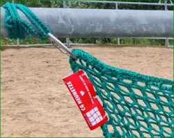 CG Hängernetz Größe XS verschiedene Maschenweiten 0,50 m x 1,00 m - für Hänger oder Wanderritt - für ca. 5 kg - CG HEUNETZ
