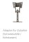 Adaptateur en acier inoxydable pour un changement daccessoire sans outil