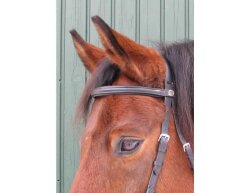 STARBRIDLE headband Shaped for headgear in 2 colors wider underlaid