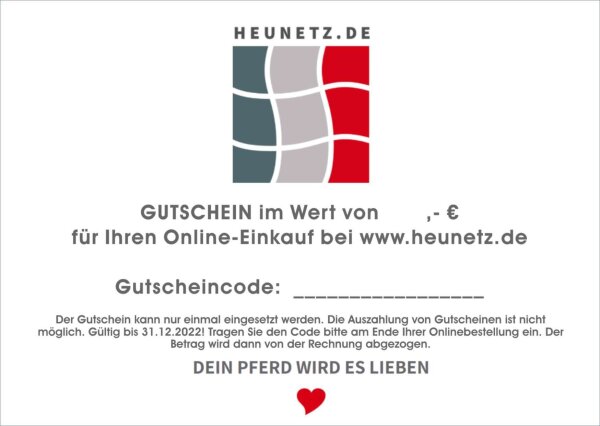 CG HEUNETZE Gutschein 30 ?