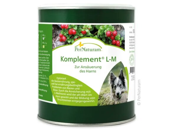 PERNATURAM Komplement L-M für Niere und Blase für den Hund 500g