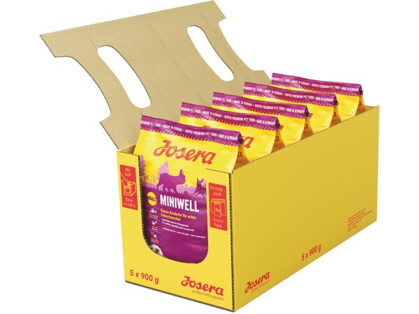 JOSERA Miniwell nourriture pour chiens 5x900g
