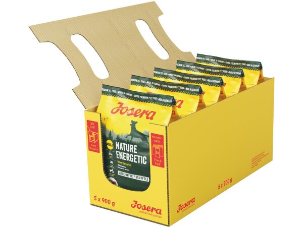 JOSERA Nature Energetic Hundefutter 5x900g