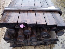 CG HEUNETZE 135 m Koppelzaun Komplett-Set mit 3 Querlatten, Höhe 2,25 m 12 cm Mit Stapler