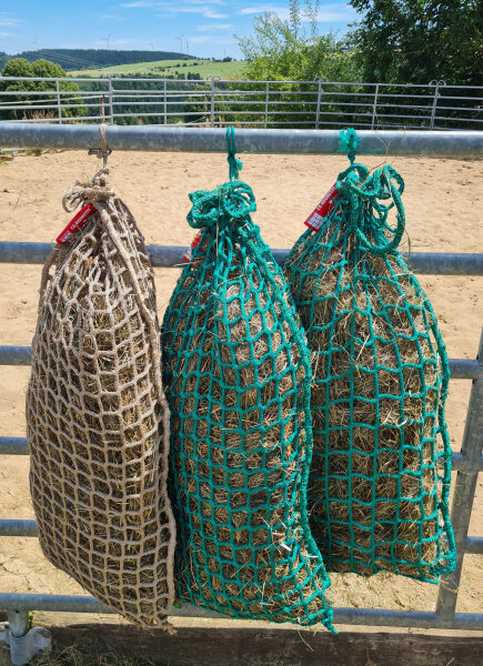 Bag net XS for approx. 5kg hay in various mesh sizes