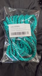 Filet à foin 5 m Corde Geolon Cordage vert 5 mm dépaisseur